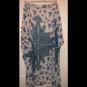 Printed kimono style shirt